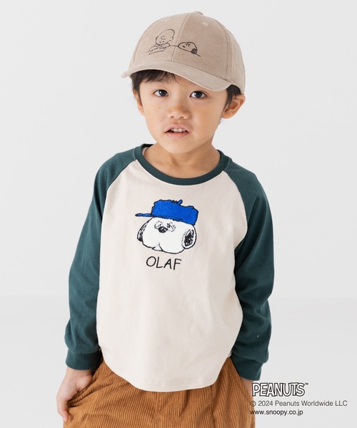 PEANUTS（ピーナッツ）の「PEANUTS / ピーナッツ スヌーピー 長袖Tシャツ（Tシャツ/カットソー・キッズ・A/B/C/D/E/F・80ｃｍ/90cm/110cm/100cm/120cm/130cm/140cm）」の6枚目の写真