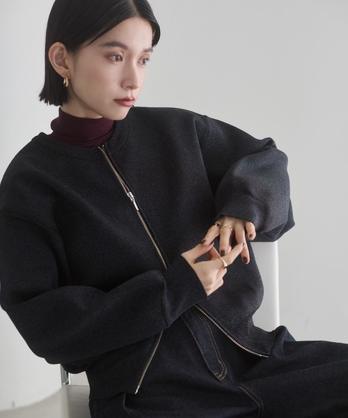 セール】【WEB限定/別注】Wジップカーディガン（カーディガン/ボレロ