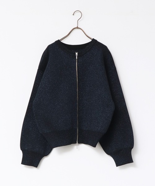 hunch(ハンチ)の「【WEB限定/別注】Wジップカーディガン(カーディガン/ボレロ・レディース・ピンク/アイボリー/ブラック/ブラック系その他/シルバー系その他/ゴールド系その他・FREE)」の7枚目の写真