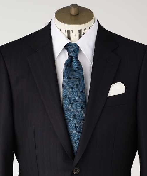 【THE FLAGSHIP】ランダム綾紋様　ネクタイ