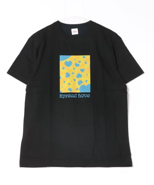 NO WAY(ノーウェイ)の「/Spread Love/オリジナルプリント S/S T(Tシャツ/カットソー・レディース・ブラック/ホワイト・LARGE/MEDIUM/SMALL)」の2枚目の写真