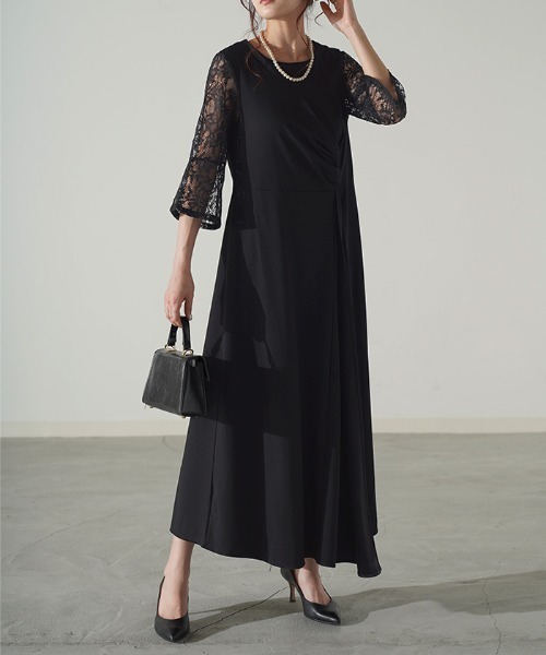 フレアレースワンピース（ワンピース）｜HUG.U（ハグユー）