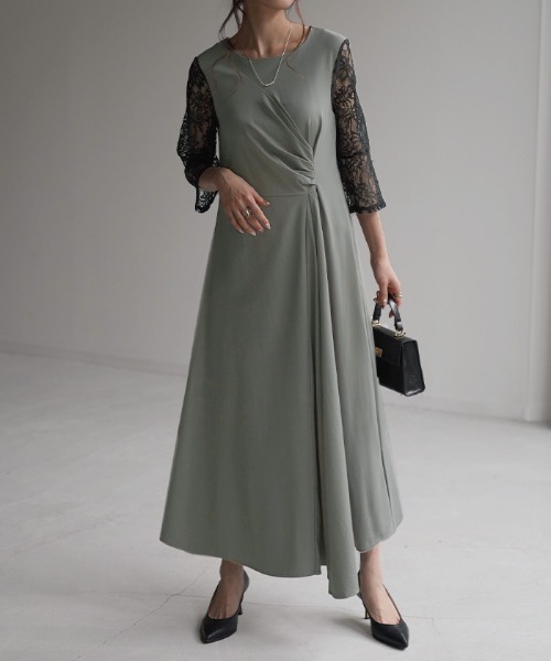 フレアレースワンピース（ワンピース）｜HUG.U（ハグユー）