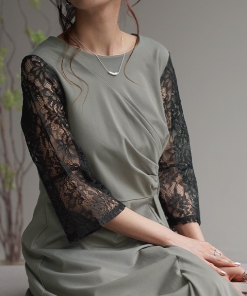 フレアレースワンピース（ワンピース）｜HUG.U（ハグユー）