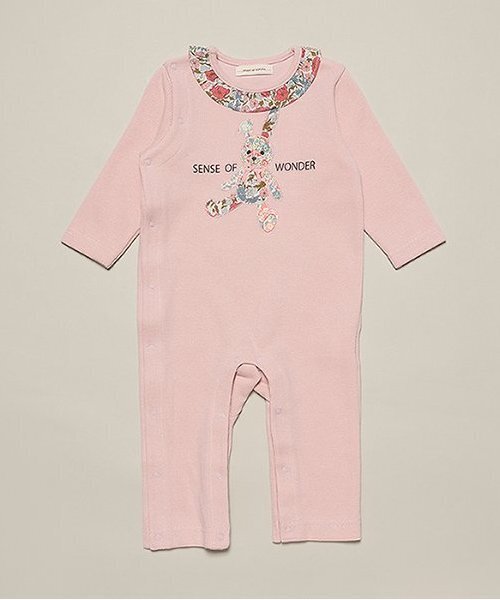 【セール】リバティファブリックうさくまカバーオール（ロンパース）｜sense of wonder（センスオブワンダー）