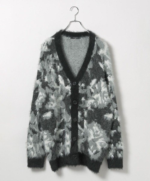 PAGEBOY(ページボーイ)の「アートフラワーシャギーカーディガン(ニット/セーター・レディース・ブラック/ターコイズブルー/オフホワイト/レッド・FREE)」の16枚目の写真
