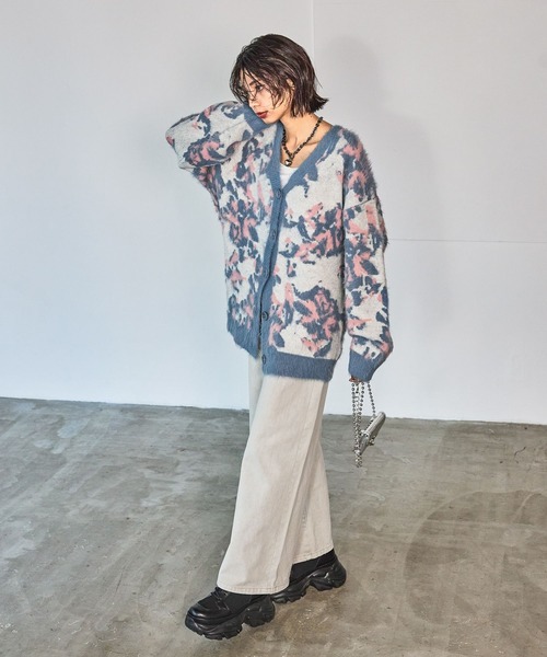【sold out】PAGEBOY☘ラメ入りモヘア混のふんわりベスト sold out】PAGEBOY☘ラメ入りモヘア混のふんわりベスト