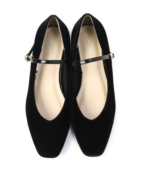 OPAQUE.CLIP（オペークドットクリップ）の「◆【抗菌防臭加工／長さ調整可能】ベロアメリージェーン（パンプス・レディース・ブラック/ブラウン系その他・01/02/03）」の8枚目の写真