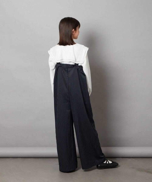 a.v.v（アーヴェヴェ）の「[140-150]サロペット（サロペット/オーバーオール・キッズ・ブラック/ネイビー・140/150）」の9枚目の写真