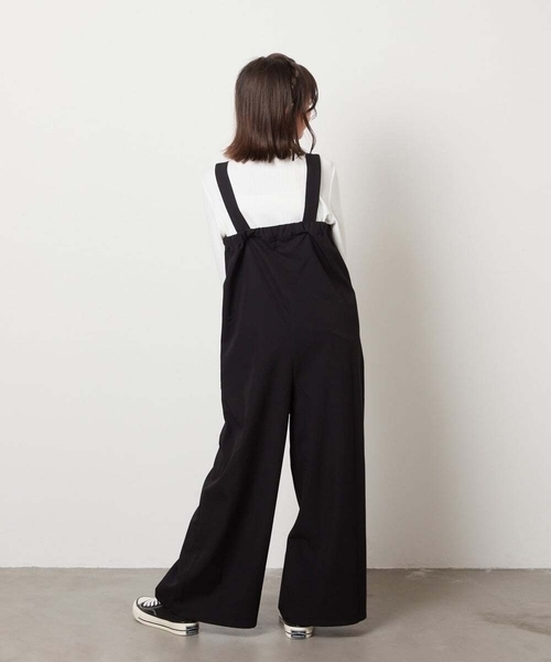 a.v.v（アーヴェヴェ）の「[140-150]サロペット（サロペット/オーバーオール・キッズ・ブラック/ネイビー・140/150）」の17枚目の写真