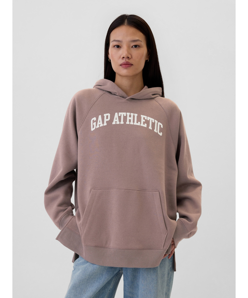 セール】オーバーサイズ GAPロゴ グラフィックパーカー
