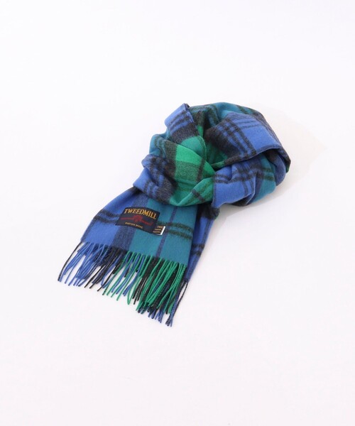NOLLEY’S（ノーリーズ）の「【TWEEDMILL/ツィードミル】◇【WEB限定】ラムズウールストール（ストール/ショール・レディース・ブルー系その他/パープル系その他/オレンジ系その他/グリーン系その他・FREE）」の7枚目の写真