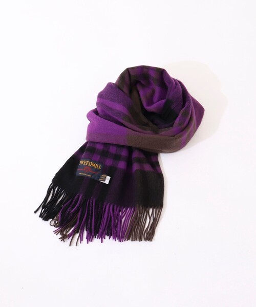NOLLEY’S（ノーリーズ）の「【TWEEDMILL/ツィードミル】◇【WEB限定】ラムズウールストール（ストール/ショール・レディース・ブルー系その他/パープル系その他/オレンジ系その他/グリーン系その他・FREE）」の10枚目の写真