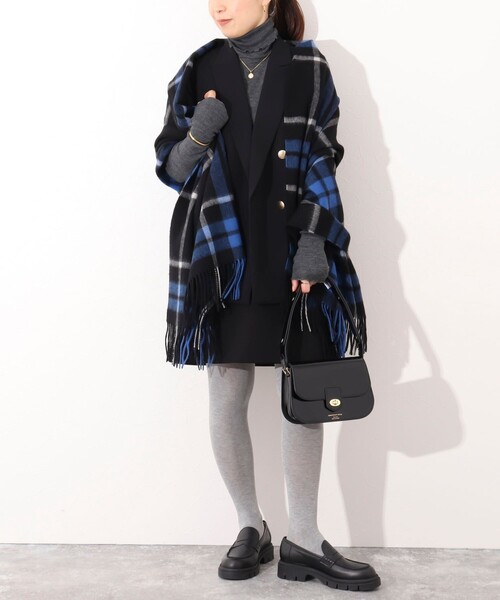 NOLLEY’S（ノーリーズ）の「【TWEEDMILL/ツィードミル】◇【WEB限定】ラムズウールストール（ストール/ショール・レディース・ブルー系その他/パープル系その他/オレンジ系その他/グリーン系その他・FREE）」の13枚目の写真