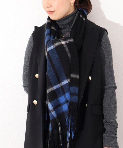 NOLLEY’S（ノーリーズ）の「【TWEEDMILL/ツィードミル】◇【WEB限定】ラムズウールストール（ストール/ショール・レディース・ブルー系その他/パープル系その他/オレンジ系その他/グリーン系その他・FREE）」の18枚目の写真