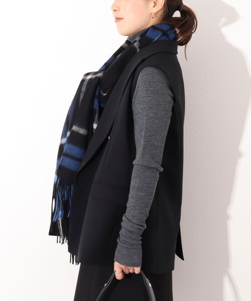 NOLLEY’S（ノーリーズ）の「【TWEEDMILL/ツィードミル】◇【WEB限定】ラムズウールストール（ストール/ショール・レディース・ブルー系その他/パープル系その他/オレンジ系その他/グリーン系その他・FREE）」の19枚目の写真