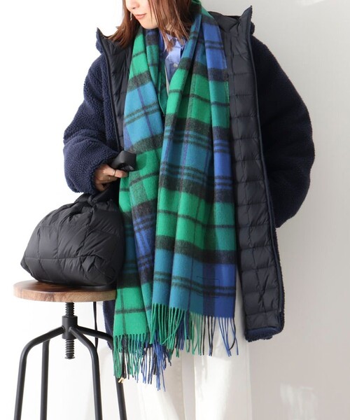 NOLLEY’S（ノーリーズ）の「【TWEEDMILL/ツィードミル】◇【WEB限定】ラムズウールストール（ストール/ショール・レディース・ブルー系その他/パープル系その他/オレンジ系その他/グリーン系その他・FREE）」の20枚目の写真