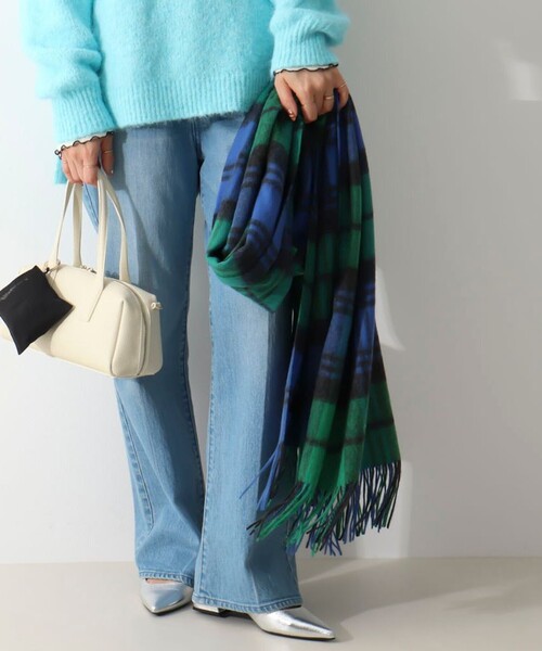 NOLLEY’S（ノーリーズ）の「【TWEEDMILL/ツィードミル】◇【WEB限定】ラムズウールストール（ストール/ショール・レディース・ブルー系その他/パープル系その他/オレンジ系その他/グリーン系その他・FREE）」の22枚目の写真