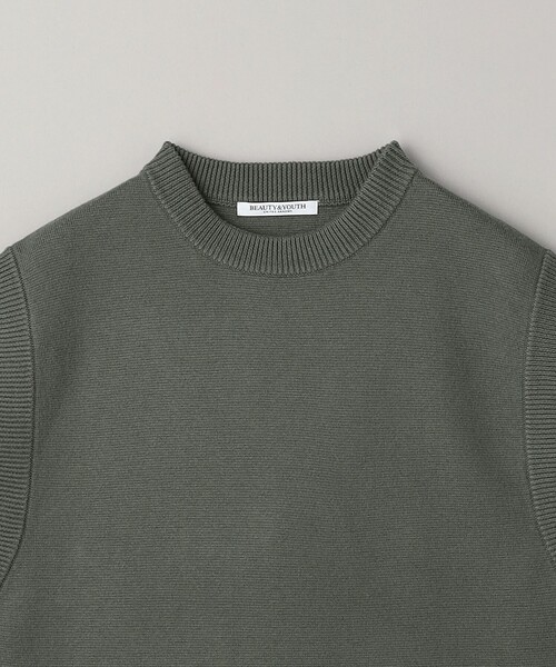 BEAUTY&YOUTH UNITED ARROWS(ビューティーアンドユースユナイテッドアローズ)の「コットンカシミヤミラノリブ ニットベスト -ウォッシャブル-(ベスト・レディース・オフホワイト/オリーブ/レッド・FREE)」の10枚目の写真