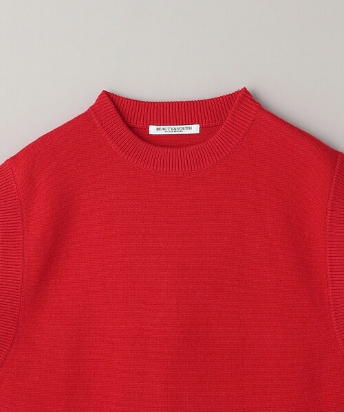 BEAUTY&YOUTH UNITED ARROWS(ビューティーアンドユースユナイテッドアローズ)の「コットンカシミヤミラノリブ ニットベスト -ウォッシャブル-(ベスト・レディース・オフホワイト/オリーブ/レッド・FREE)」の19枚目の写真