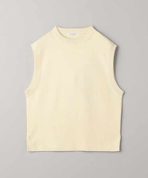BEAUTY&YOUTH UNITED ARROWS(ビューティーアンドユースユナイテッドアローズ)の「コットンカシミヤミラノリブ ニットベスト -ウォッシャブル-(ベスト・レディース・オフホワイト/オリーブ/レッド・FREE)」の21枚目の写真