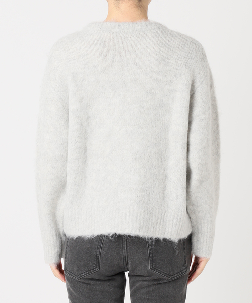 JOURNAL STANDARD relume（ジャーナルスタンダード　レリューム）の「ShaggyFluffyクルーネックプルオーバー（ニット/セーター・レディース・ライトグレー/イエロー/ブルー/バーガンディー・FREE）」の14枚目の写真