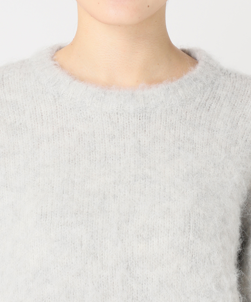 JOURNAL STANDARD relume（ジャーナルスタンダード　レリューム）の「ShaggyFluffyクルーネックプルオーバー（ニット/セーター・レディース・ライトグレー/イエロー/ブルー/バーガンディー・FREE）」の18枚目の写真