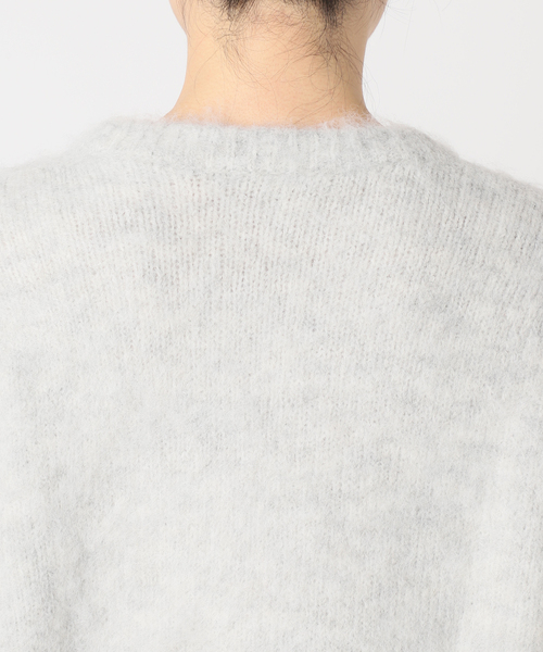 JOURNAL STANDARD relume（ジャーナルスタンダード　レリューム）の「ShaggyFluffyクルーネックプルオーバー（ニット/セーター・レディース・ライトグレー/イエロー/ブルー/バーガンディー・FREE）」の13枚目の写真