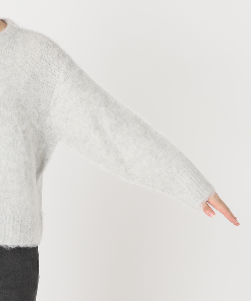 JOURNAL STANDARD relume（ジャーナルスタンダード　レリューム）の「ShaggyFluffyクルーネックプルオーバー（ニット/セーター・レディース・ライトグレー/イエロー/ブルー/バーガンディー・FREE）」の17枚目の写真