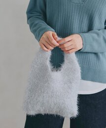 grove | 【mina掲載奈緒さん着用商品】ラメニットミニクリテトート(トートバッグ)