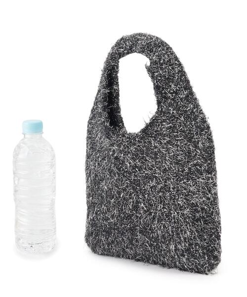 grove（グローブ）の「ラメニットミニクリテトート（トートバッグ・レディース・オフホワイト/ブラック/シルバー系その他・00）」の11枚目の写真