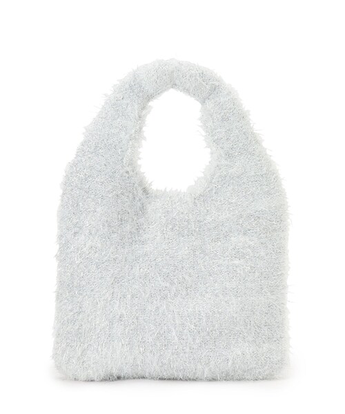 grove（グローブ）の「ラメニットミニクリテトート（トートバッグ・レディース・オフホワイト/ブラック/シルバー系その他・00）」の12枚目の写真