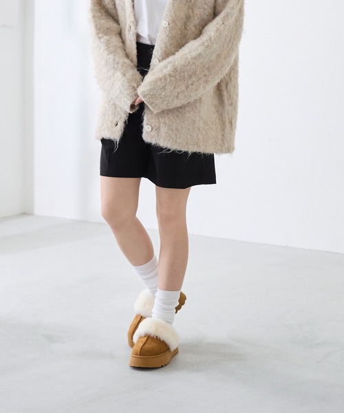 YELLO Moju 厚底ファームートンブーツ ホワイト YELLO Moju 厚底ファームートンブーツ ホワイト - メルカリ