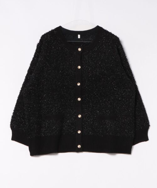 セール】【anyfee】リボンヤーンニットカーディガン《大きいサイズ