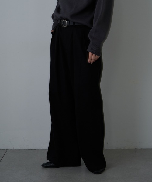 COLONY 2139（コロニートゥーワンスリーナイン）の「ヘビーツイルストレッチダブルタックパンツ（その他パンツ・メンズ・ブラック/ベージュ・MEDIUM/LARGE）」の13枚目の写真