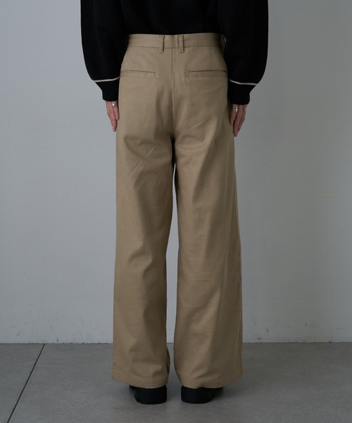 COLONY 2139（コロニートゥーワンスリーナイン）の「ヘビーツイルストレッチダブルタックパンツ（その他パンツ・メンズ・ブラック/ベージュ・MEDIUM/LARGE）」の7枚目の写真