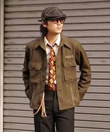 【INTERPLAY x TAKERU】Military Shirt Jacket (UINISEX)