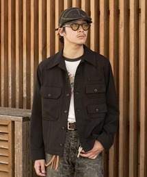 INTERPLAY(C^[vC)́yINTERPLAY x TAKERUzMilitary Shirt Jacket (UINISEX)(~^[WPbg)