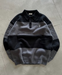 ASSORT VOLUME KNIT POLO / アソートボリュームニットポロ