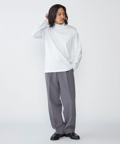 SHIPS: スタンダード コットン タートルネック ロングスリーブ Tシャツ（Tシャツ/カットソー）｜SHIPS（シップス）