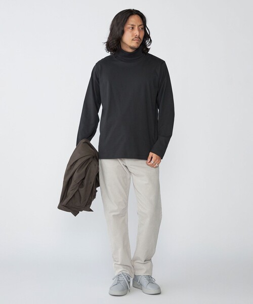 SHIPS: スタンダード コットン タートルネック ロングスリーブ Tシャツ（Tシャツ/カットソー）｜SHIPS（シップス）