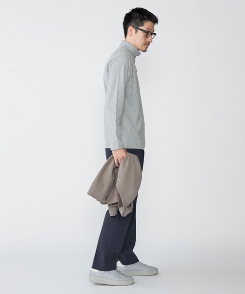 SHIPS: スタンダード コットン タートルネック ロングスリーブ Tシャツ（Tシャツ/カットソー）｜SHIPS（シップス）