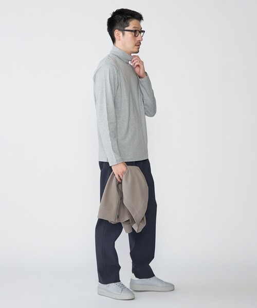 SHIPS: スタンダード コットン タートルネック ロングスリーブ Tシャツ（Tシャツ/カットソー）｜SHIPS（シップス）