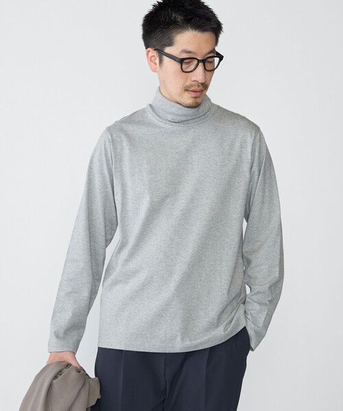 SHIPS: スタンダード コットン タートルネック ロングスリーブ Tシャツ（Tシャツ/カットソー）｜SHIPS（シップス）