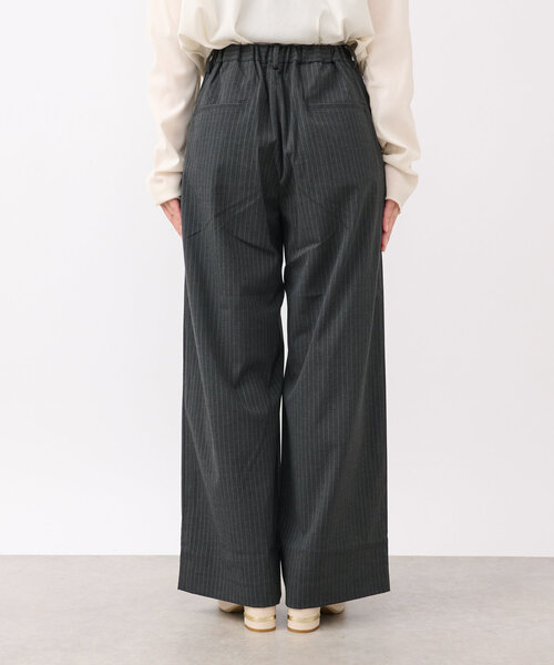 un dix cors（アンディコール）の「タックストライプパンツ（その他パンツ・レディース・チャコールグレー/ネイビー・FREE/S）」の5枚目の写真