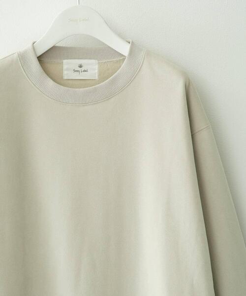 URBAN RESEARCH Sonny Label（アーバンリサーチサニーレーベル）の「フェイクスウェード裏起毛プルオーバー（スウェット・メンズ・チャコールグレー/ブルー/ベージュ系その他・MEDIUM/LARGE/X-LARGE）」の3枚目の写真