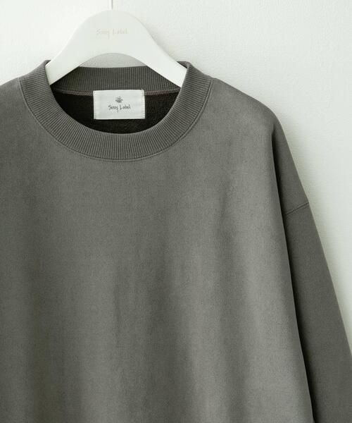 URBAN RESEARCH Sonny Label（アーバンリサーチサニーレーベル）の「フェイクスウェード裏起毛プルオーバー（スウェット・メンズ・チャコールグレー/ブルー/ベージュ系その他・MEDIUM/LARGE/X-LARGE）」の2枚目の写真