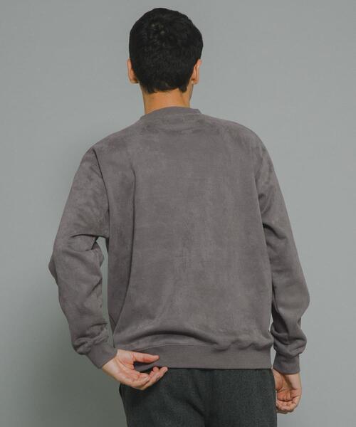 URBAN RESEARCH Sonny Label（アーバンリサーチサニーレーベル）の「フェイクスウェード裏起毛プルオーバー（スウェット・メンズ・チャコールグレー/ブルー/ベージュ系その他・MEDIUM/LARGE/X-LARGE）」の7枚目の写真