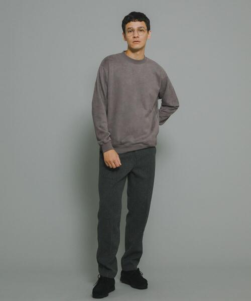 URBAN RESEARCH Sonny Label（アーバンリサーチサニーレーベル）の「フェイクスウェード裏起毛プルオーバー（スウェット・メンズ・チャコールグレー/ブルー/ベージュ系その他・MEDIUM/LARGE/X-LARGE）」の10枚目の写真
