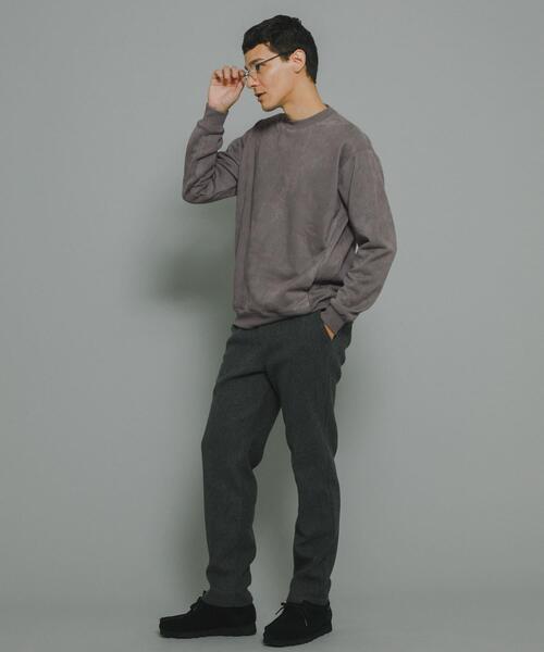 URBAN RESEARCH Sonny Label（アーバンリサーチサニーレーベル）の「フェイクスウェード裏起毛プルオーバー（スウェット・メンズ・チャコールグレー/ブルー/ベージュ系その他・MEDIUM/LARGE/X-LARGE）」の12枚目の写真